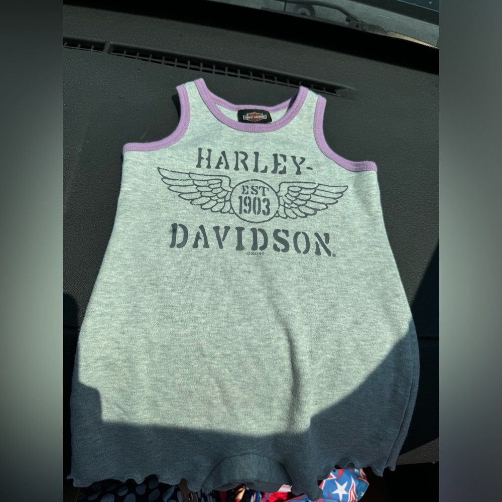 12-18 month razor back Harley Davidson snap onsie like new